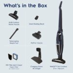 Aspiradora Inalámbrica 2 en 1 Electrolux WellQ7 Pet EHVS35P2AI Boquilla PetPro+ 50 Minutos 2 Modos Azul Índigo