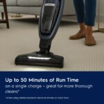 Aspiradora Inalámbrica 2 en 1 Electrolux WellQ7 Pet EHVS35P2AI Boquilla PetPro+ 50 Minutos 2 Modos Azul Índigo