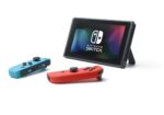 Consola Nintendo Switch HADSKABAH Joy-Con Azul Neon y Rojo Neon pantalla LCD 6.2 pulgadas modo TV portátil sobremesa