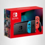 Consola Nintendo Switch HADSKABAH Joy-Con Azul Neon y Rojo Neon pantalla LCD 6.2 pulgadas modo TV portátil sobremesa