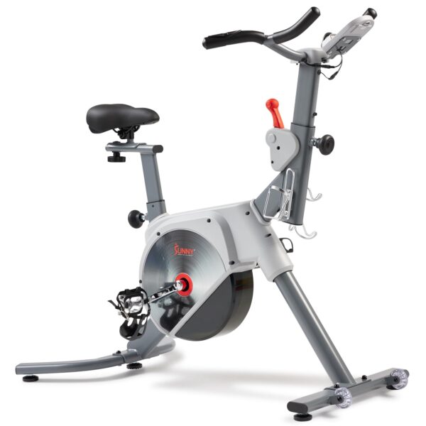 Bicicleta Estática Magnética Sunny Health Fitness SF-B122061 Resistencia Transmisión Correa 7 Niveles Bluetooth App Sunn