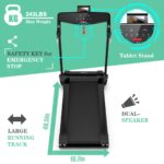 Caminadora Electrica Plegable SPORFIT SP37464SL Motor 3.0 HP Pantalla Digital HD Bluetooth Control App Sin Instalacion