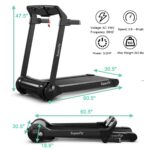 Caminadora Electrica Plegable SPORFIT SP37464SL Motor 3.0 HP Pantalla Digital HD Bluetooth Control App Sin Instalacion