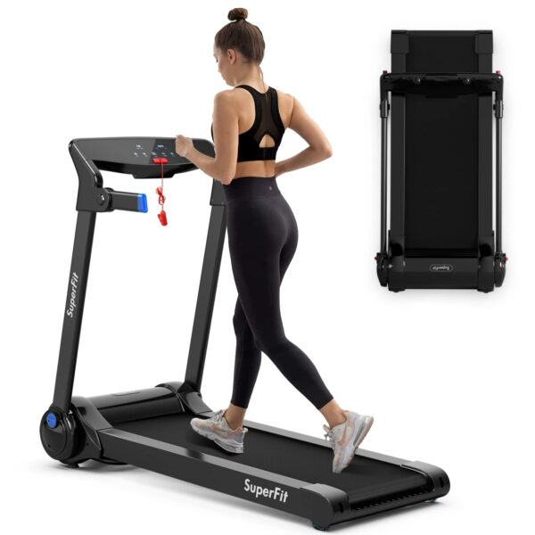 Cinta de correr plegable SPORFIT GO-XM35362OR 3.0HP pantalla digital HD altavoz Bluetooth control por aplicación