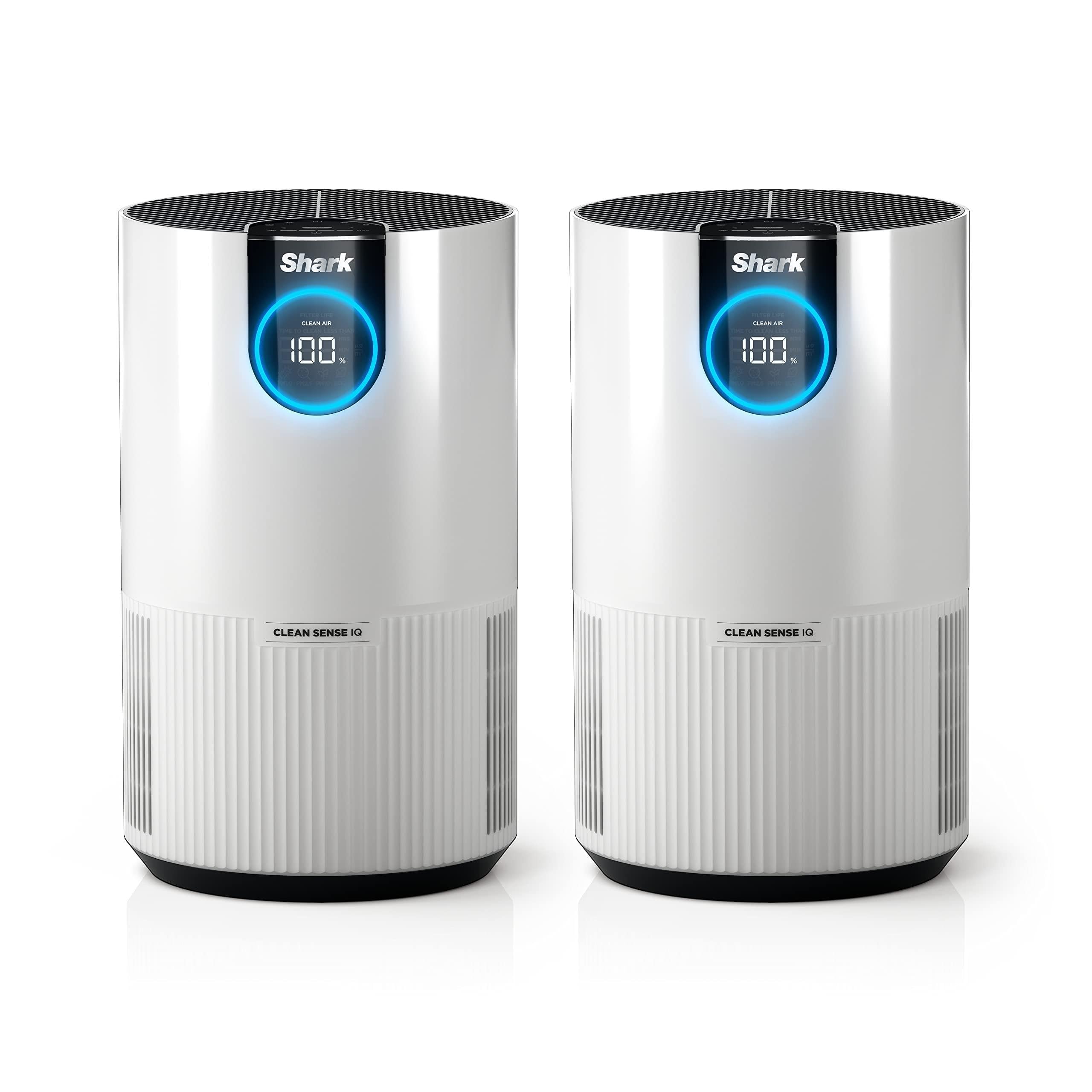 Version 1.0.0 Purificador de aire SharkNinja Clean Sense HP102PK2 filtro superior a HEPA para dormitorio habitación infantil y oficina