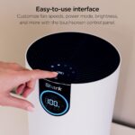 Purificador de aire SharkNinja Clean Sense HP102PK2 filtro superior a HEPA para dormitorio habitación infantil y oficina