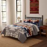 Juego de Edredón Pendleton Explorer Britannica Home Fashions 29272 algodón premium 3 piezas tamaño King 110x96 pulgadas