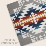 Juego de Edredón Pendleton Explorer Britannica Home Fashions 29272 algodón premium 3 piezas tamaño King 110x96 pulgadas