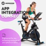 Bicicleta de ciclismo interior Horizon Fitness 7.0 IC resistencia magnetica Bluetooth capacidad 300 lb
