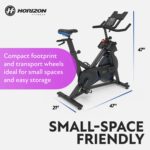 Bicicleta de ciclismo interior Horizon Fitness 7.0 IC resistencia magnetica Bluetooth capacidad 300 lb