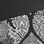 Colcha reversible de algodón Madison Park Vienna MP13-7959 tamaño King Cal King negro 6 piezas para todas las estaciones