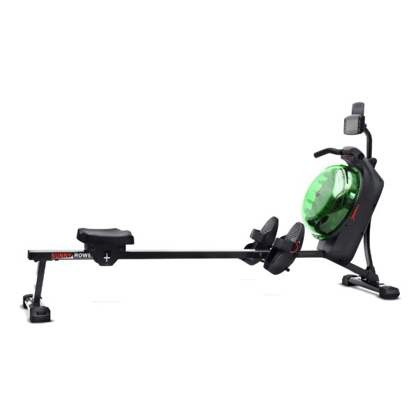 Máquina de remo acuático Elite de Sunny Health & Fitness con tanque vertical de alta resistencia dinámica, entrenamiento