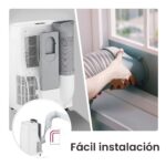 Aire acondicionado portátil LG LP1022FVSM 10000 BTU inversor dual silencioso enfría hasta 42 metros cuadrados WiFi contr
