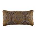 Juego de edredón jacquard damasco TOPLUXE VCLM-Cambridge-Queen 9 piezas diseño clásico antiguo lujo ultrasuave con funda