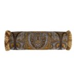 Juego de edredón jacquard damasco TOPLUXE VCLM-Cambridge-Queen 9 piezas diseño clásico antiguo lujo ultrasuave con funda