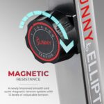 Elíptica Cardio Climber Sunny Health Fitness SF-E320048 8 Niveles Resistencia Magnética Monitor Rendimiento Cuerpo Compl