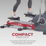 Elíptica Cardio Climber Sunny Health Fitness SF-E320048 8 Niveles Resistencia Magnética Monitor Rendimiento Cuerpo Compl
