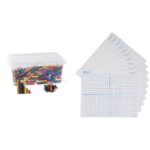 hand2mind - 42852 Juego de varillas de cocina de plástico para el aula (15 juegos de 74 piezas) y recursos de aprendizaj