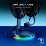 Razer Leviathan V2: Barra de sonido para juegos de PC multicontrolador con subwoofer y estación base V2 Chroma: iluminac