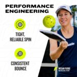 Franklin Sports X-40 pelotas de Pickleball al aire libre - Bola oficial del Pickleball de EE. UU., APP Tour + US Open -