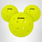Franklin Sports X-40 pelotas de Pickleball al aire libre - Bola oficial del Pickleball de EE. UU., APP Tour + US Open -