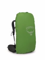 Osprey Kestrel 38L Mochila de mochilero para hombre, color negro, S/M