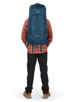 Osprey Kestrel 48L Mochila de mochilero para hombre, color negro, L/XL