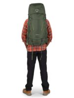 Osprey Kestrel 58L Mochila de mochilero para hombre, color negro, S/M