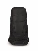 Osprey Kestrel 58L Mochila de mochilero para hombre, color negro, S/M