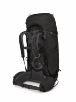 Osprey Kestrel 58L Mochila de mochilero para hombre, color negro, S/M