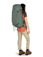 Osprey Kyte 38L Mochila de mochilero para mujer con cinturón para la cadera, verde Rocky Brook, WM/L
