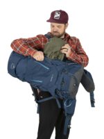 Osprey Kestrel 38L Mochila de mochilero para hombre, verde bonsái, S/M