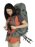 Osprey Kyte 48L Mochila de mochilero para mujer con cinturón de cadera, morado saúco, WM/L