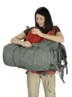 Osprey Kyte 48L Mochila de mochilero para mujer con cinturón de cadera, morado saúco, WM/L