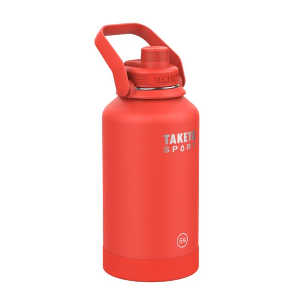 Termo Botella de Agua Deportiva TAKAP 52444 Acero Inoxidable Triple Aislamiento Tapa de Boquilla Libre de BPA