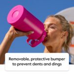 Termo Botella de Agua Deportiva TAKAP 52444 Acero Inoxidable Triple Aislamiento Tapa de Boquilla Libre de BPA