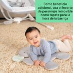 Ingenuity InLighten - Columpio para bebé de 5 velocidades, asiento giratorio para bebé, arnés de seguridad de 5 puntos,