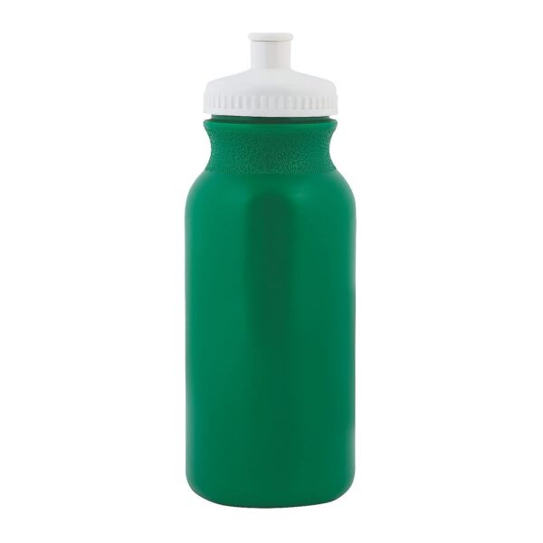 Botellas de agua cilindros de plástico verde Oriental Trading Company 14112691 de 20 onzas paquete con 50 piezas