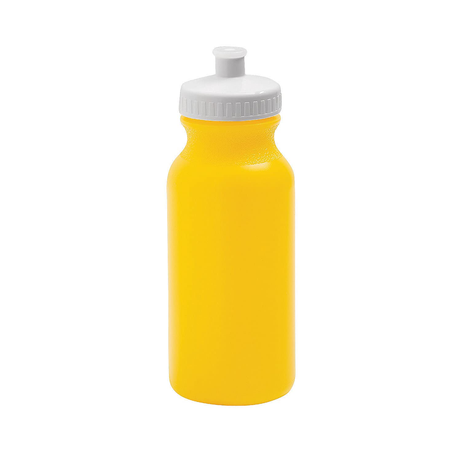 Version 1.0.0 Botellas de agua de plástico cilindros amarillos Oriental Trading Company 14112700/OT 20 onzas paquete con 50 piezas