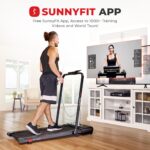 Caminadora Cinta de Correr Sunny Health and Fitness SF-T722076 inclinacion automatica 6 niveles Bluetooth SunnyFit modo
