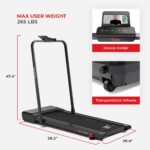 Caminadora Cinta de Correr Sunny Health and Fitness SF-T722076 inclinacion automatica 6 niveles Bluetooth SunnyFit modo