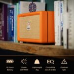 Caja Naranja - Altavoz Bluetooth portátil que ofrece sonido de audio de estudio, alcance de 15M, potencia RMS de 50W, ba