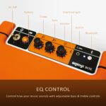 Caja Naranja - Altavoz Bluetooth portátil que ofrece sonido de audio de estudio, alcance de 15M, potencia RMS de 50W, ba