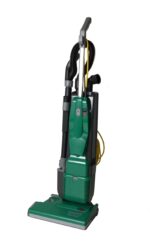 Aspiradora Vertical Comercial Bissell Commercial BGU1500T motor doble 15 pulgadas trayectoria cable 40 pies herramientas