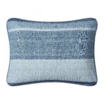 Juego de edredón reversible algodón Nautica Revman International USHSA91225593 tamaño Queen azul Ridgeport 3 piezas toda