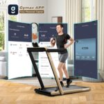 Caminadora Plegable 2 en 1 SPORFIT TR 0104 Bajo Escritorio Control Remoto Pantalla LED 0.6-9.9 MPH Capacidad 269 Libras