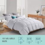 Relleno de edredón Martha Stewart Blue Ridge Home Fashions MS006545 plumón de ganso blanco algodón 240 hilos todas las e