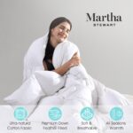Edredon de plumon blanco Martha Stewart Blue Ridge Home Fashions MS010208 relleno 600 algodon 100% todas las estaciones
