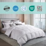 Edredon de plumon blanco Martha Stewart Blue Ridge Home Fashions MS010208 relleno 600 algodon 100% todas las estaciones