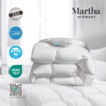 Edredon de plumas de ganso blanco hungaro mezcla lyocell Martha Stewart Blue Ridge Home Fashions MS002063 relleno 750 pa
